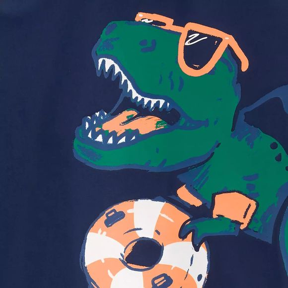 Carters Baby Boy 2 Piece Dino Rash Guard Plus Swim Trunks‎ Set Brand New - Picture 3 of 14